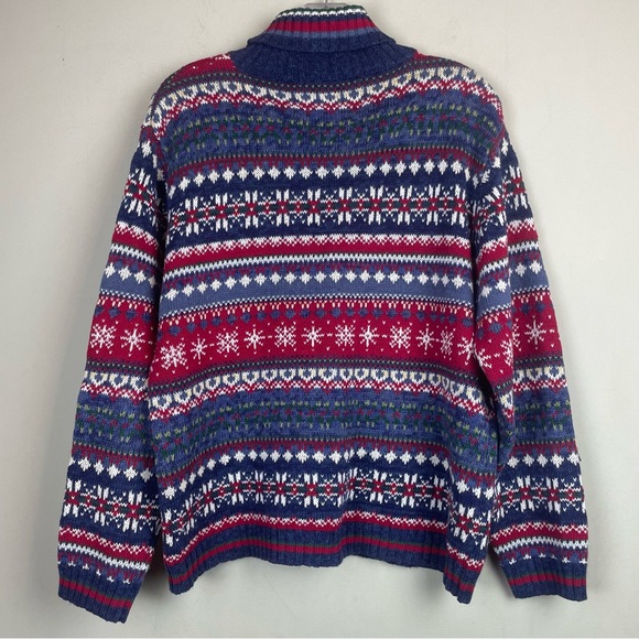 Vintage Tiara International Winter Turtleneck Sweater Size Medium - Picture 9 of 15